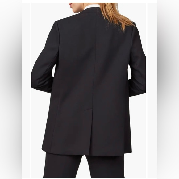 SPANX THE PERFECT OVERSIZED BLAZER IN PINSTRIPE SIZE 1X - Picture 5 of 9